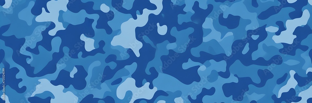 Blue military camouflage seamless pattern background banner. Camouflage pattern background. Blue military camouflage seamless pattern background banner. Camouflage pattern background.