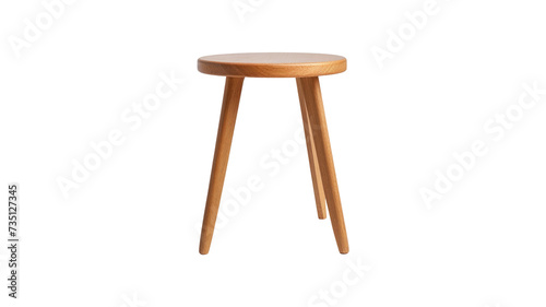Wooden chair in Scandinavian style.