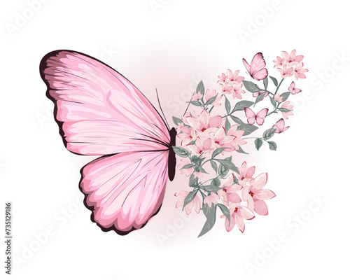 cherry blossom branch