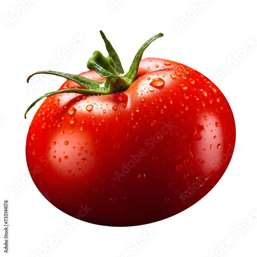 Tomato vector photo isolated on white background, tomatoes vegetable illustration