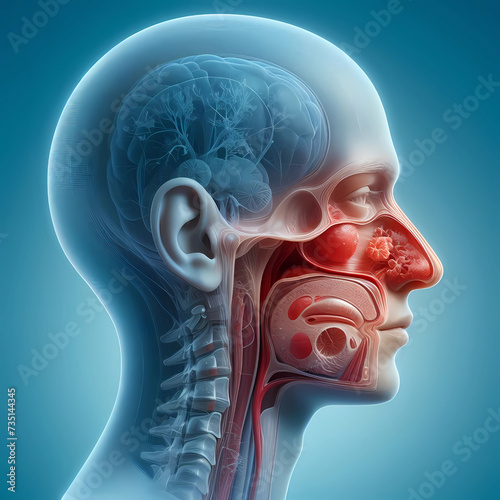 cerebro, administrar, anatomía, medicinal, 3d, radiografía, carroceria, calavera, ilustración, mente, salud, ciencia, humana, farmacos, escandir, espionaje, azul, columna vertebral, cara, biología, ne photo