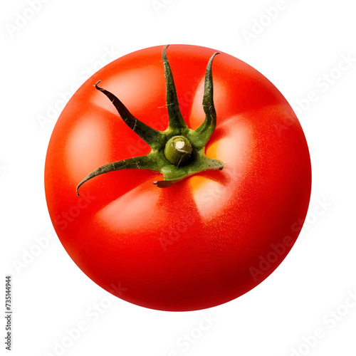 Tomato vector photo isolated on white background, tomatoes vegetable illustration
