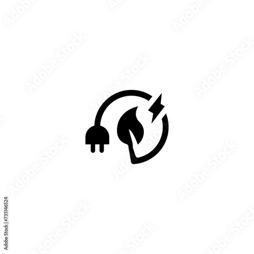 Energy Icons. Eco friendly related thin line icon set in minimal style. Ecology icons with White Background. line icon electric power clean energy concept. editable stroke. vector illustration.