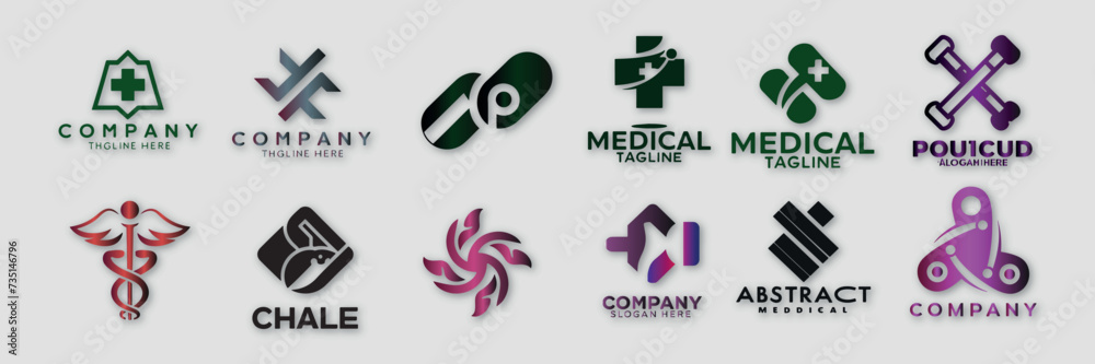 Abstract logos design collection. geometric abstract logos. icon design Abstract logos design collection. geometric abstract logos. icon design