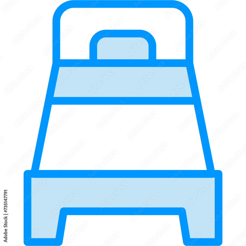 Single Bed Room vector design icon . svg Single Bed Room vector design icon . svg
