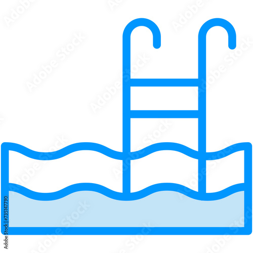 Swimming Pool vector design icon . svg