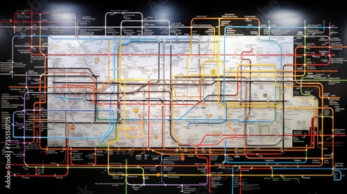 route subway map photo