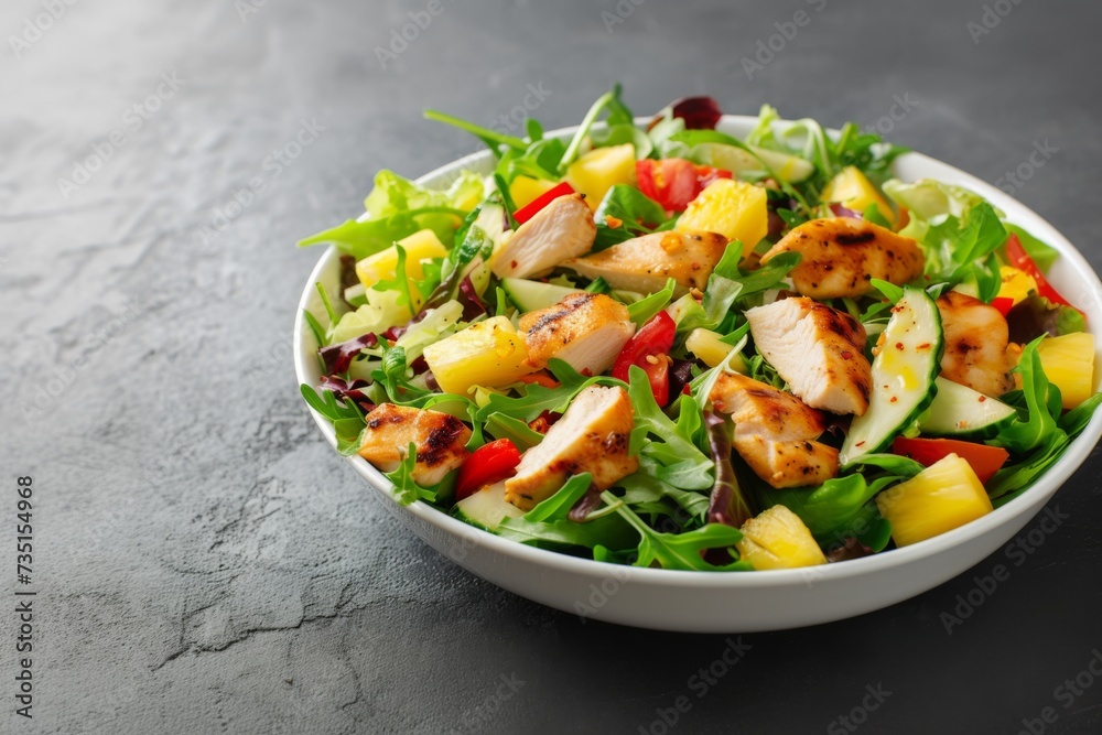 Delicious Chicken Pineapple Cheese Salad Delicious Chicken Pineapple Cheese Salad