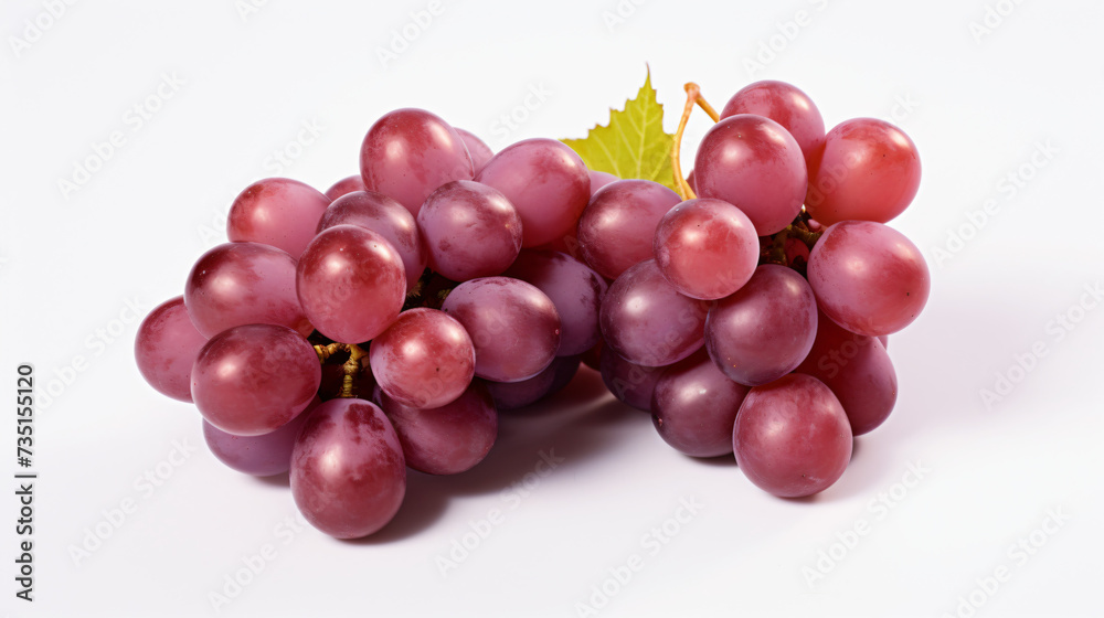  Grapes isolated on transparent or white background