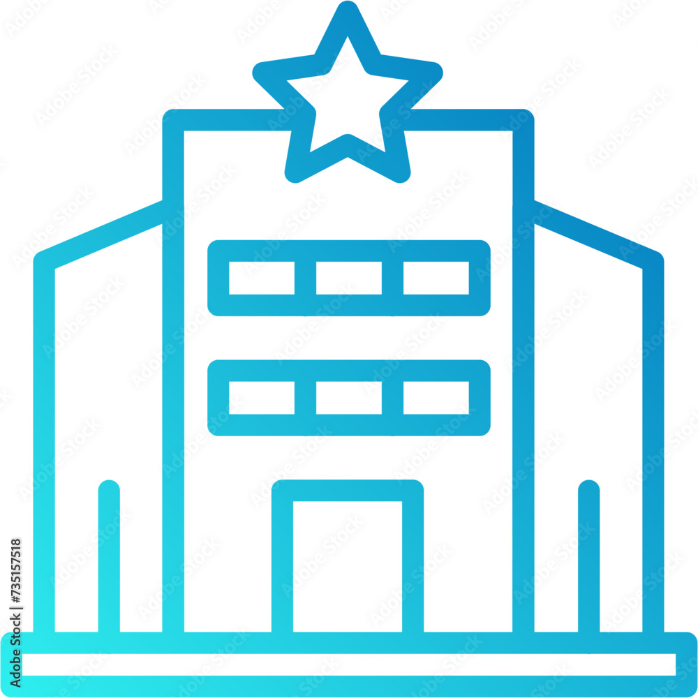 1 star hotel vector design .svg