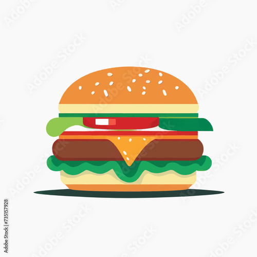 Burger logo on a white background 