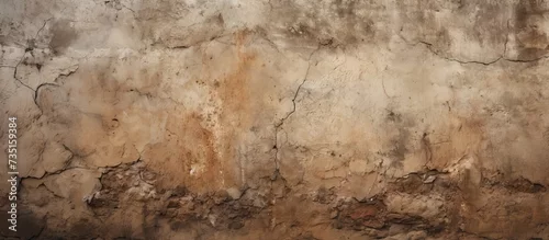 Panel kuchenny z motywem stone plaster concrete wall grunge background. Creative Banner. Copyspace image