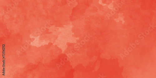 Abstract red watercolor on white background. red sky background cloud. Abstract color splash design. Background with space. 
