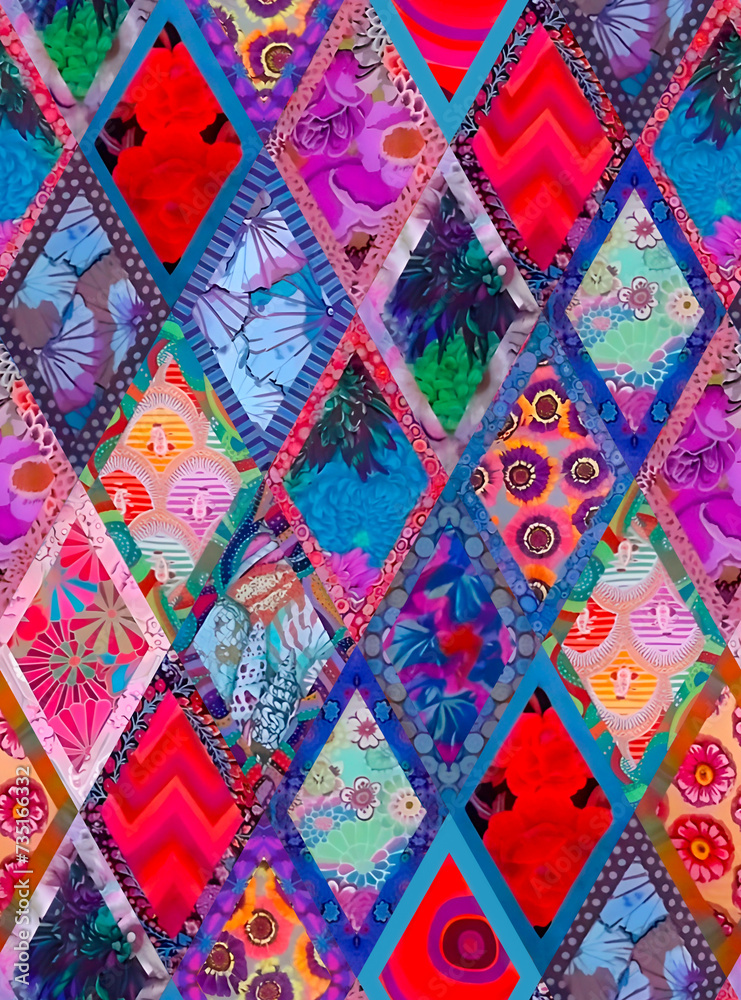 Fototapeta premium traditional thai fabric