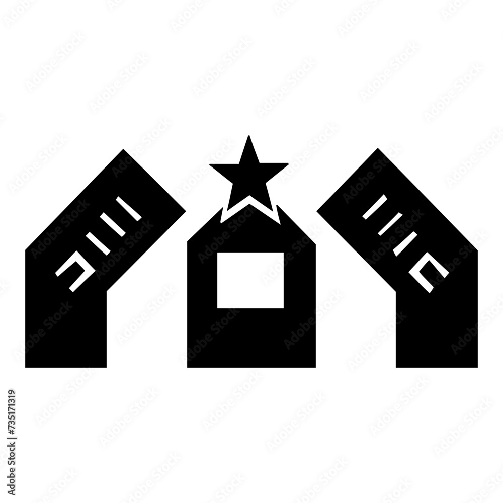 Stunning Award Vector Icon: Elegant Trophy and Ribbon Graphics for ...