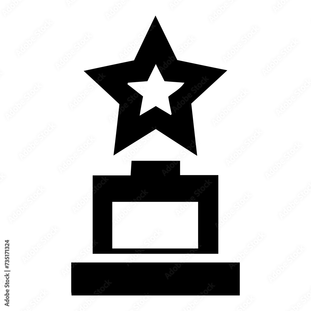 Stunning Award Vector Icon: Elegant Trophy and Ribbon Graphics for Recognition, Achievement & Honors Stunning Award Vector Icon: Elegant Trophy and Ribbon Graphics for Recognition, Achievement & Honors