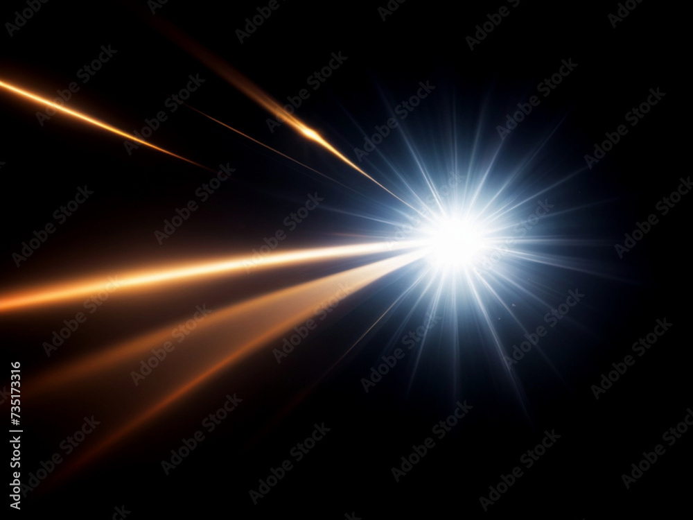 Light lens flare background effect Light lens flare background effect