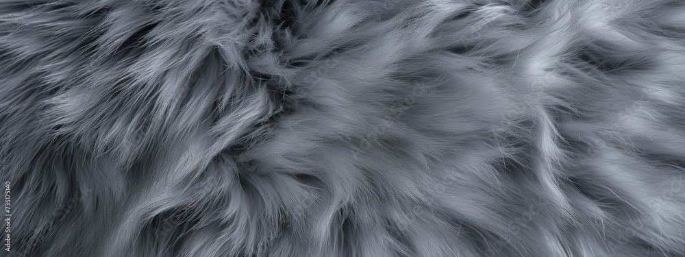 A close up of a textured gray fur texture background. Gray texture background A close up of a textured gray fur texture background. Gray texture background