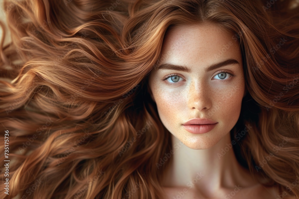 Elegant woman with Hollywood hairstyle Elegant woman with Hollywood hairstyle