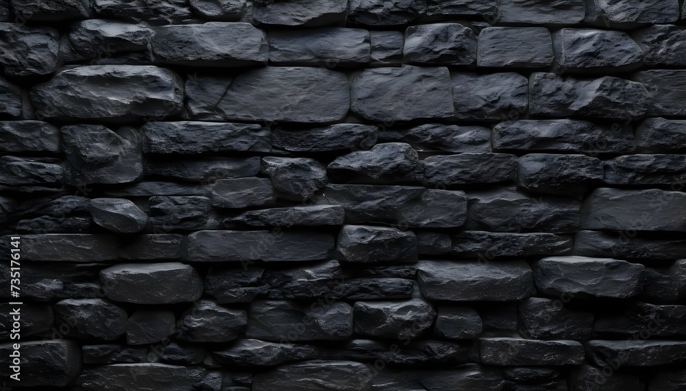 Timeless beauty and rugged charm of textured stone wall. Monochromatic palette featuring various shades of black grey and white sense of sophistication and depth to composition. black stone wall. Timeless beauty and rugged charm of textured stone wall. Monochromatic palette featuring various shades of black grey and white sense of sophistication and depth to composition. black stone wall.