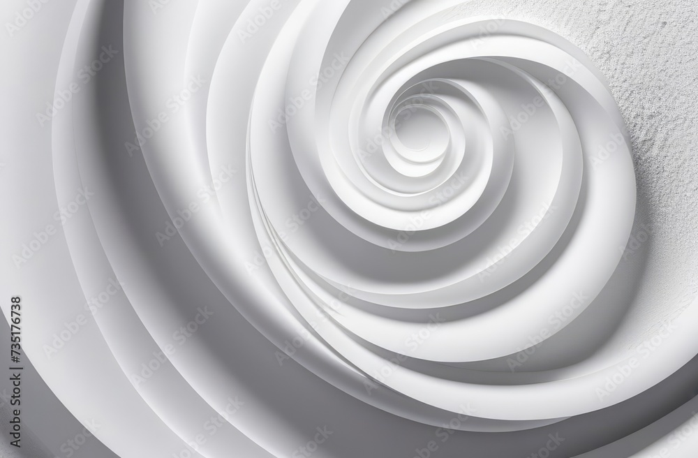 white plaster geometric pattern with lots of curved lines