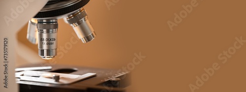 microscope lens is a scient...