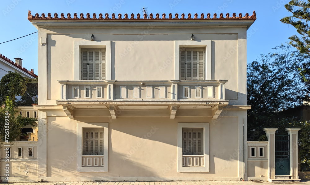 historic old building in nafplio, greece historic old building in nafplio, greece