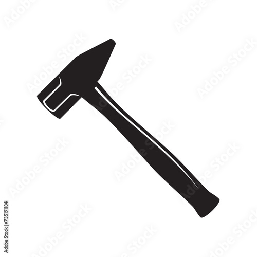 Blacksmith Hammer icon. Vector  image