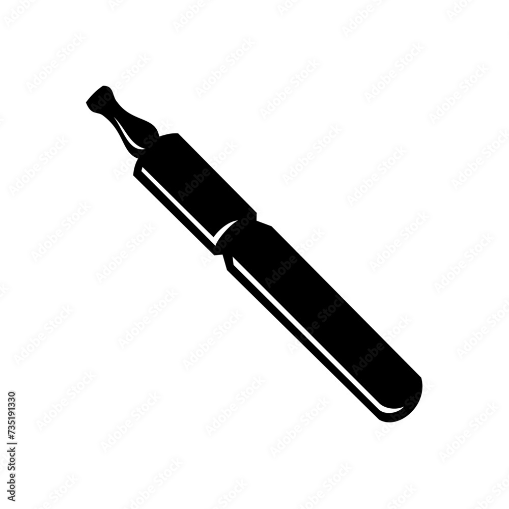 Vape cigarette smoke. vector image Vape cigarette smoke. vector image