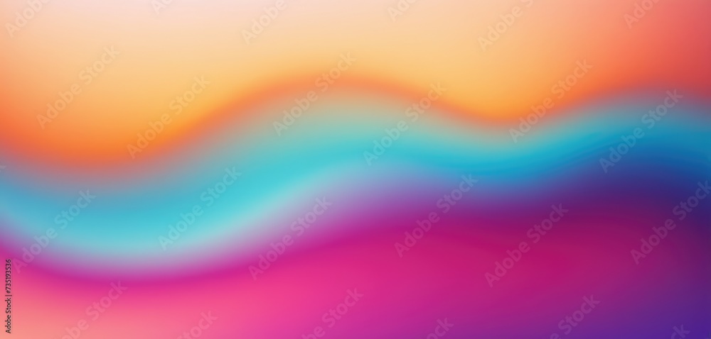 Light waves of a soft and colorful gradient Light waves of a soft and colorful gradient