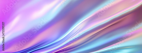 Hologram texture. Gradient abstract background. Holographic rainbow foil. Light metal pastel pattern. Iridescent foil effect texture. Pearlescent gradient