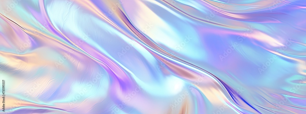 Hologram texture. Gradient abstract background. Holographic rainbow foil. Light metal pastel pattern. Iridescent foil effect texture. Pearlescent gradient Hologram texture. Gradient abstract background. Holographic rainbow foil. Light metal pastel pattern. Iridescent foil effect texture. Pearlescent gradient