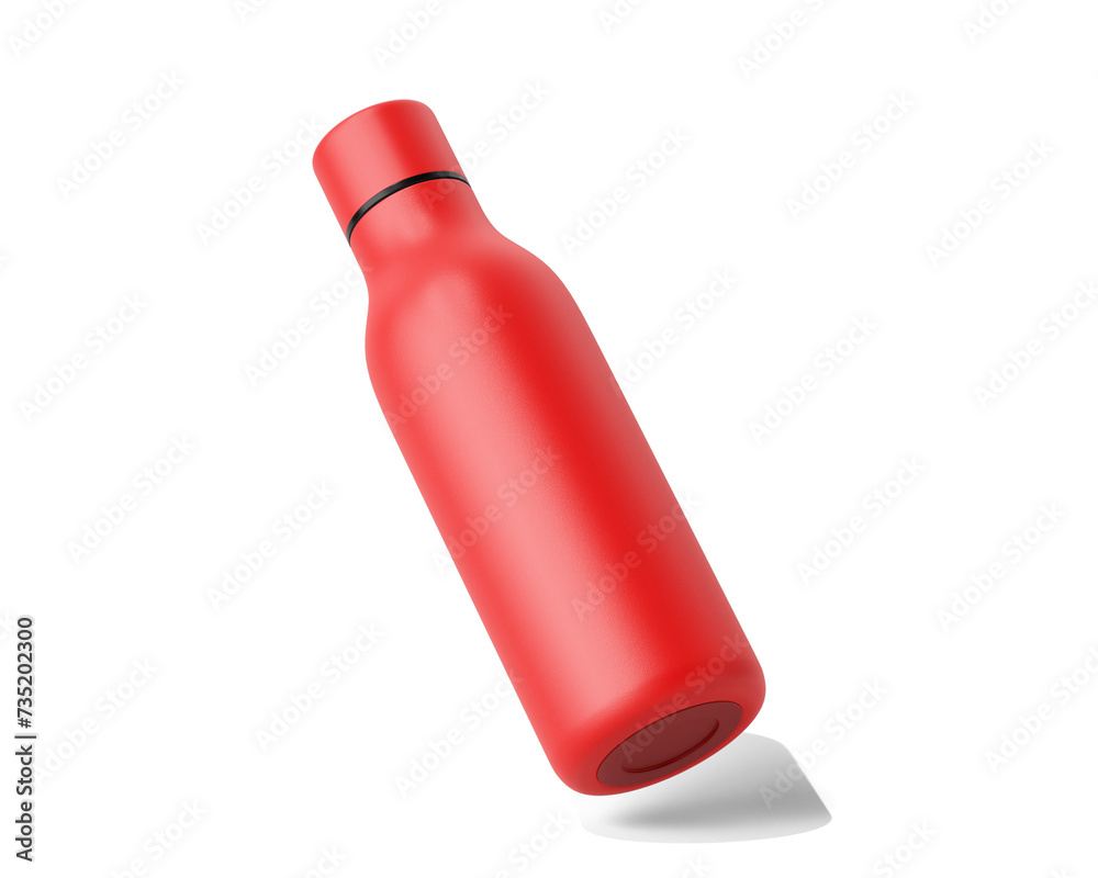 Blank Hydro flask water bottle Packaging, Sport Water Bottle isolated on transparent background, prepared for mockup, 3D render. Blank Hydro flask water bottle Packaging, Sport Water Bottle isolated on transparent background, prepared for mockup, 3D render.