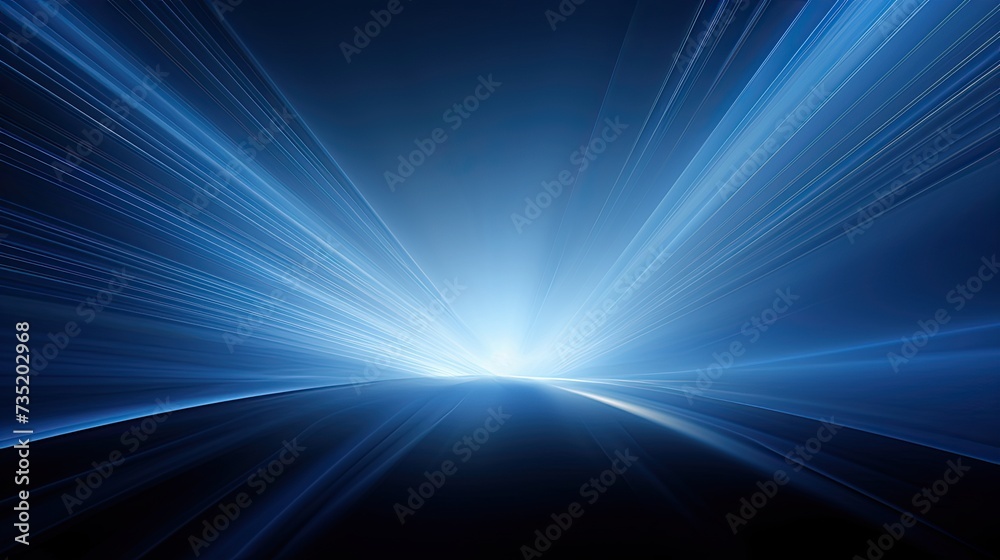 abstract gray blue background with beautiful rays of illumination. Light interior wall for presentation