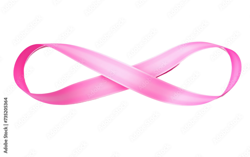 Ribbon of Pink isolated on transparent Background Ribbon of Pink isolated on transparent Background