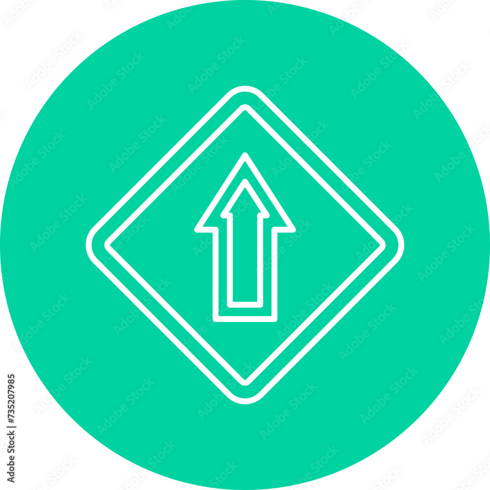 Up Line Circle Icon For Personal And Commercial Use Up Line Circle Icon For Personal And Commercial Use
