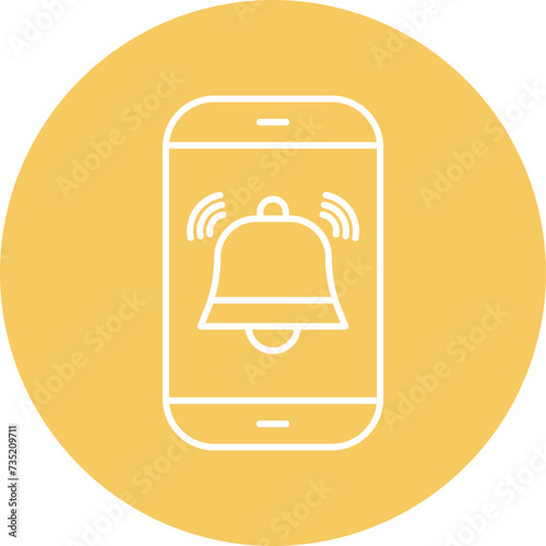 Vibration Line Circle Icon