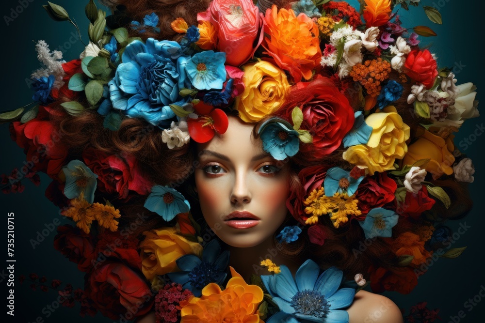 Aromatic Person flower bouquet. Floral gift. Generate Ai Aromatic Person flower bouquet. Floral gift. Generate Ai