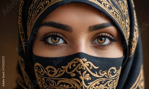 Niqab Chic: Arabian Beauty Graced in Islamic Tradition