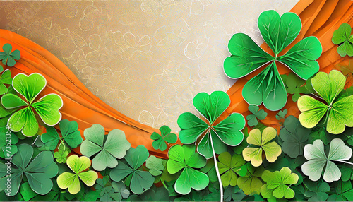 Saint Patricks day background, 4 leaf clover background, Four leaf clover, St Paddys Day background