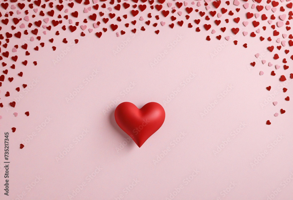 Heart borders for decoration and covering, isolated on a transparent background.