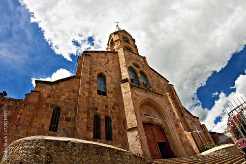 Iglesia del Sagrado Corazón - Huanta. Estilo gótico fundado en 1912. photo