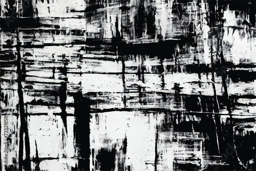 Black and white Grunge texture. Black Grunge background. Abstract illustration texture. Distressed Effect. Grunge Background. Vector textured effect. EPS 10.