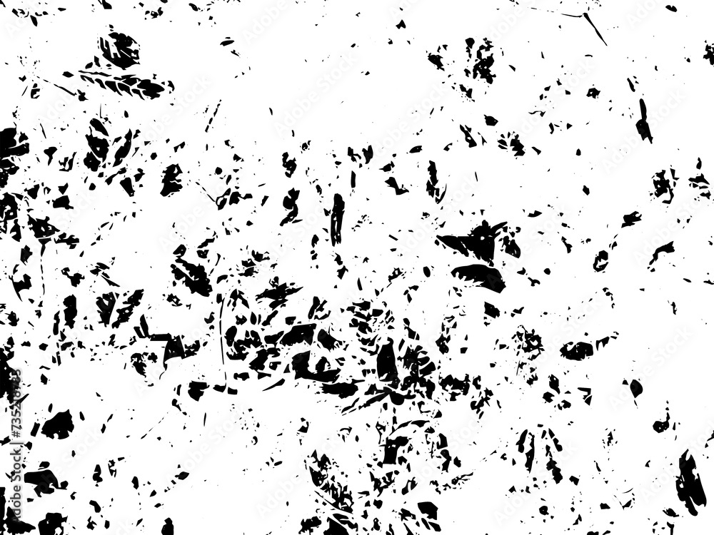 Rustic grunge texture with grain and stains. Abstract noise background. PNG graphic illustration with transparent background.