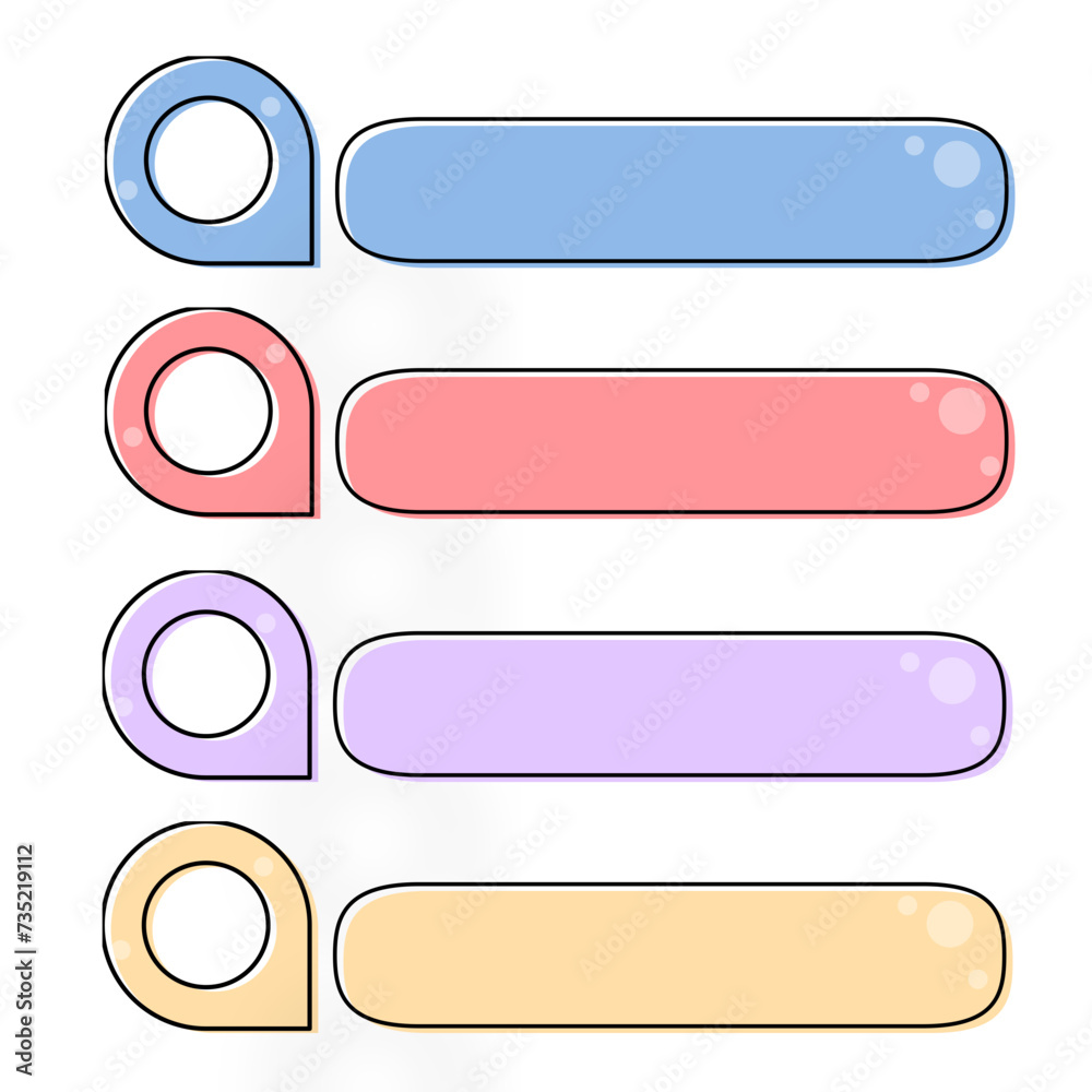Pastel Infographic process design 4 options or steps Pastel Infographic process design 4 options or steps