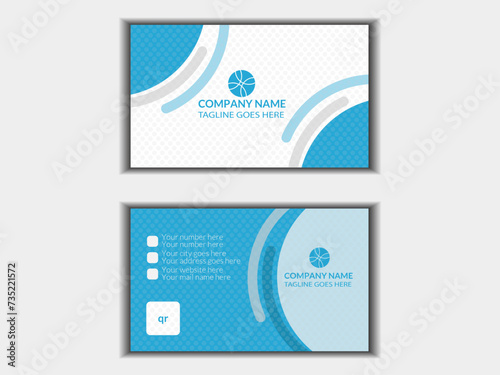  Modern style business card template design