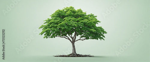 Transparent PNG of a green tree