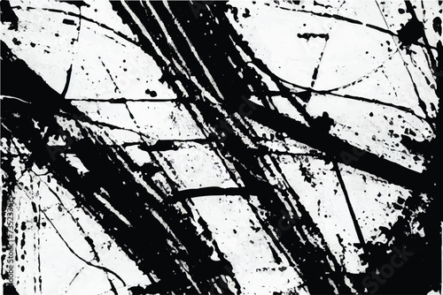 Black and white Grunge texture. Black Grunge background. Abstract illustration texture. Distressed Effect. Grunge Background. Vector textured effect. EPS 10.