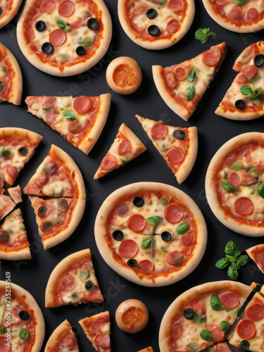 Photo Of Pizzeria Seamless Pattern.