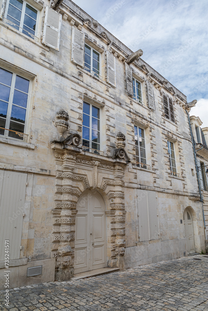 Beauté architecturale du centre ville de Cognac, Charente-Maritime